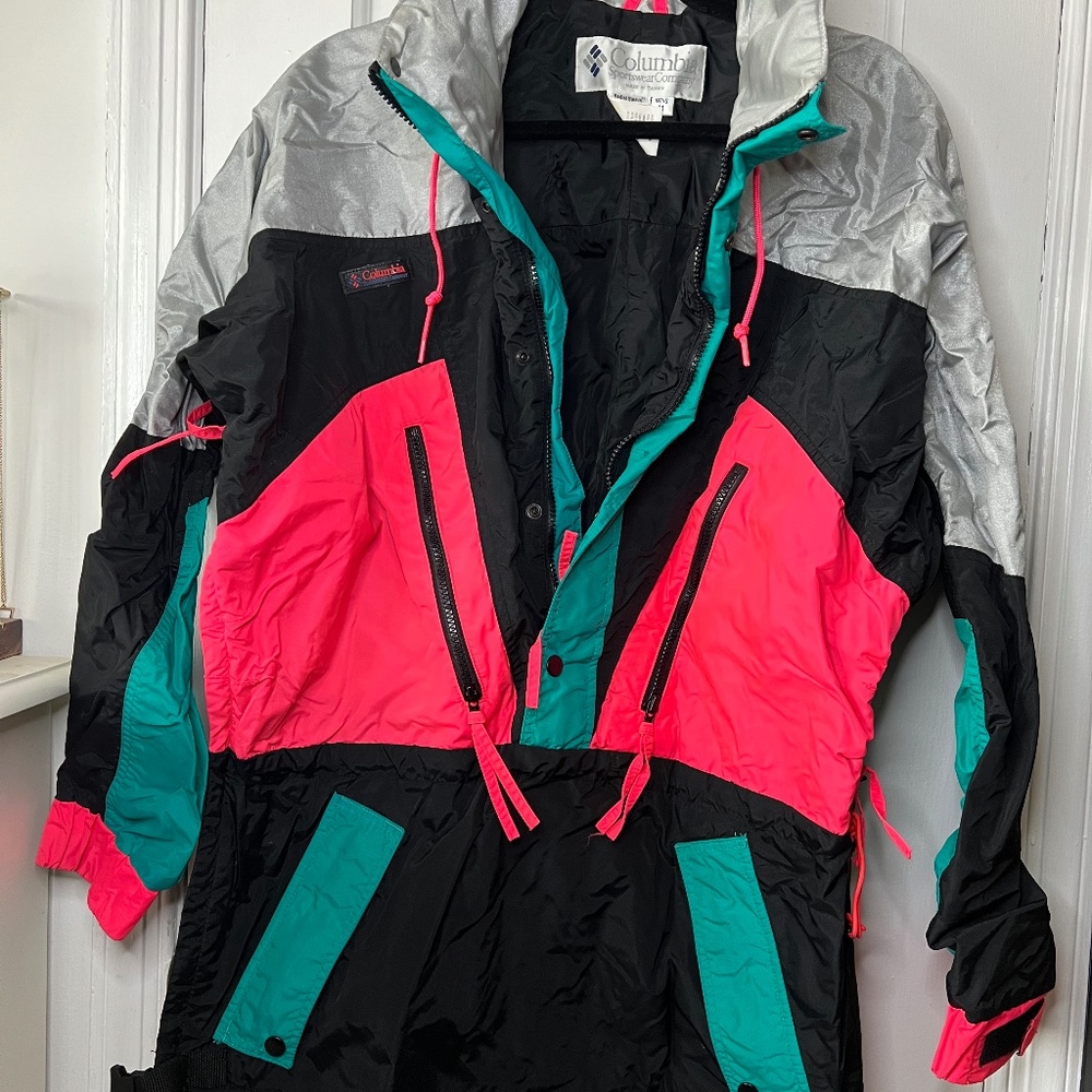 Vintage Columbia Wind Breaker Radial Sleeve - Medium